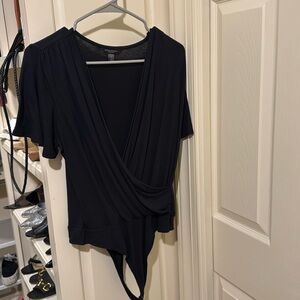 Banana Republic deep v-neck bodysuit